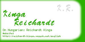 kinga reichardt business card